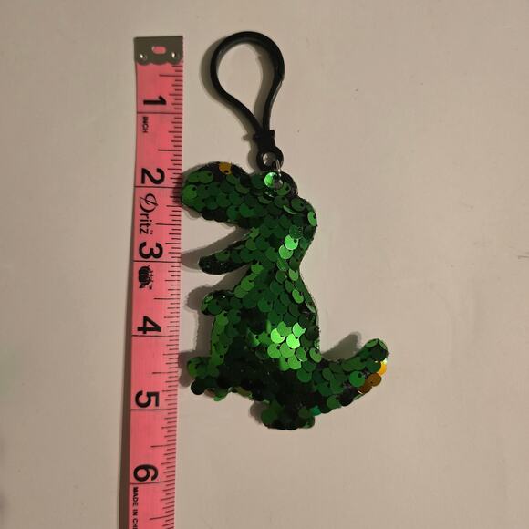 T-Rex Sequin Keychain Lot - Picture 1 of 3